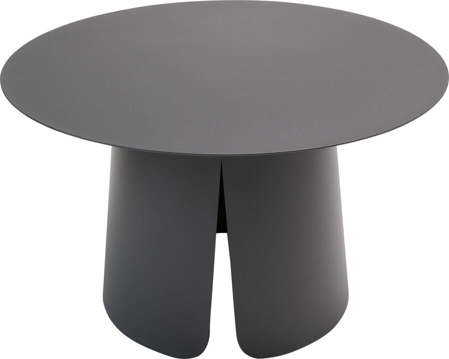 Qopps Okios koffie tafel 70 cm rond en 42 cm hoog Royal grey mat