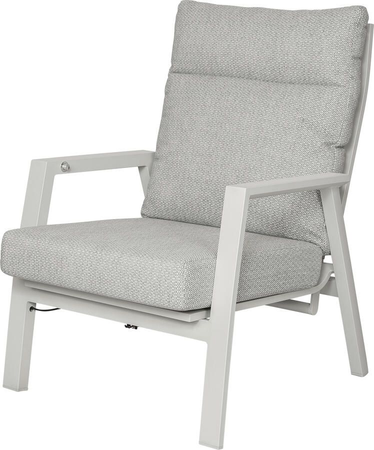 Qopps Okios loungestoel gasveer verstelbaar latte light - Foto 1