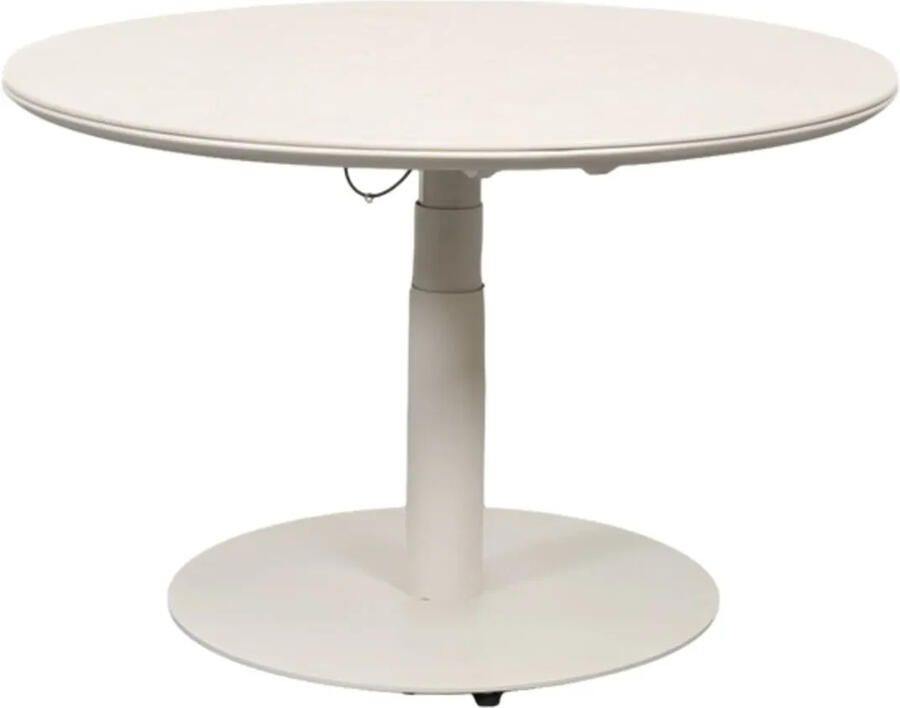 Qopps Savio in hoogte verstelbare tuintafel 110 cm doorsnee