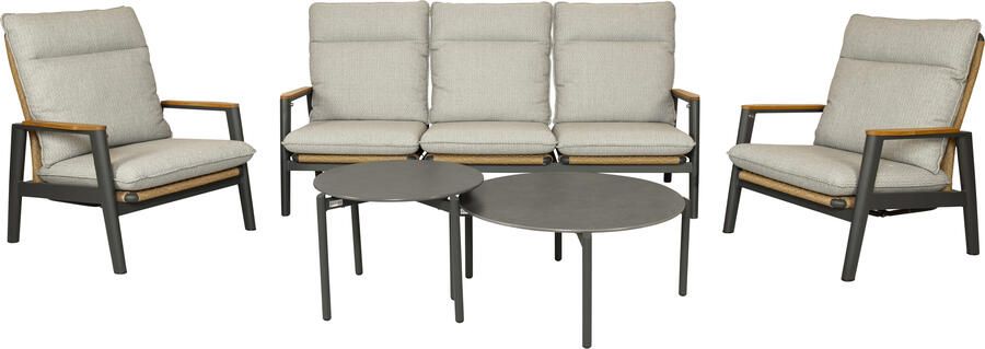 Qopps Yvori loungeset met Dagoo koffietafeltjes