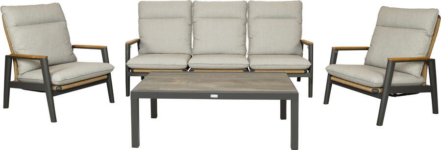 Qopps Yvori loungeset met Devis koffietafel