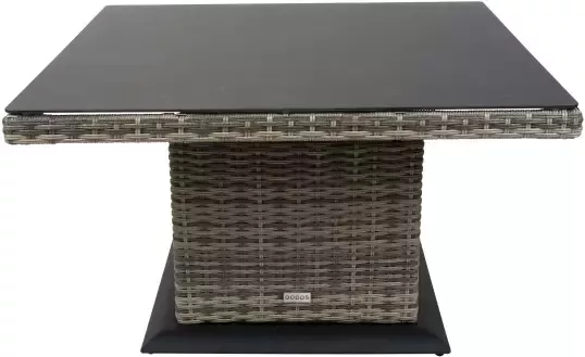 Qopps Sandigo Vario tafel 90 x 90 licht Grijs - Foto 1