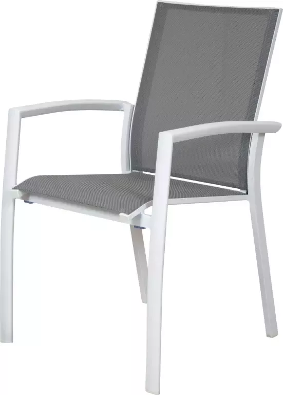 Qopps Waldi stapelbare tuinstoel mat white - Foto 1