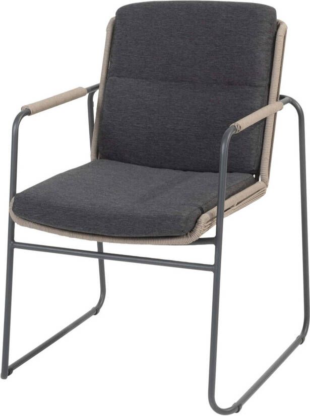 Taste by 4 Seasons Outdoor Taste Parma stapelbare tuinstoel (1 stuk) antraciet