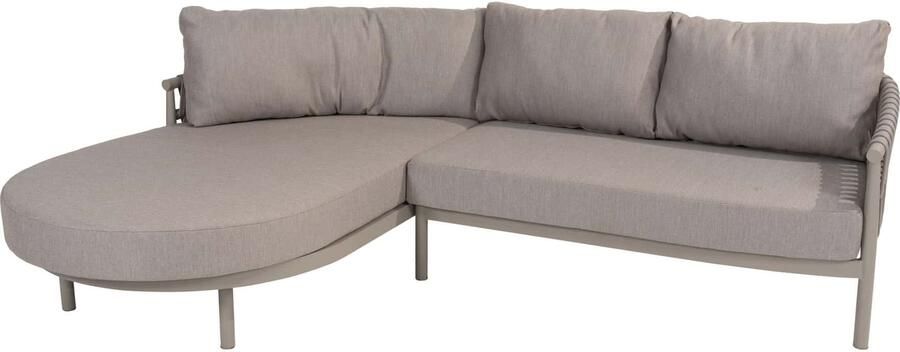 Taste by 4SO Catalana loungebank met chaise lounge rechts grijs