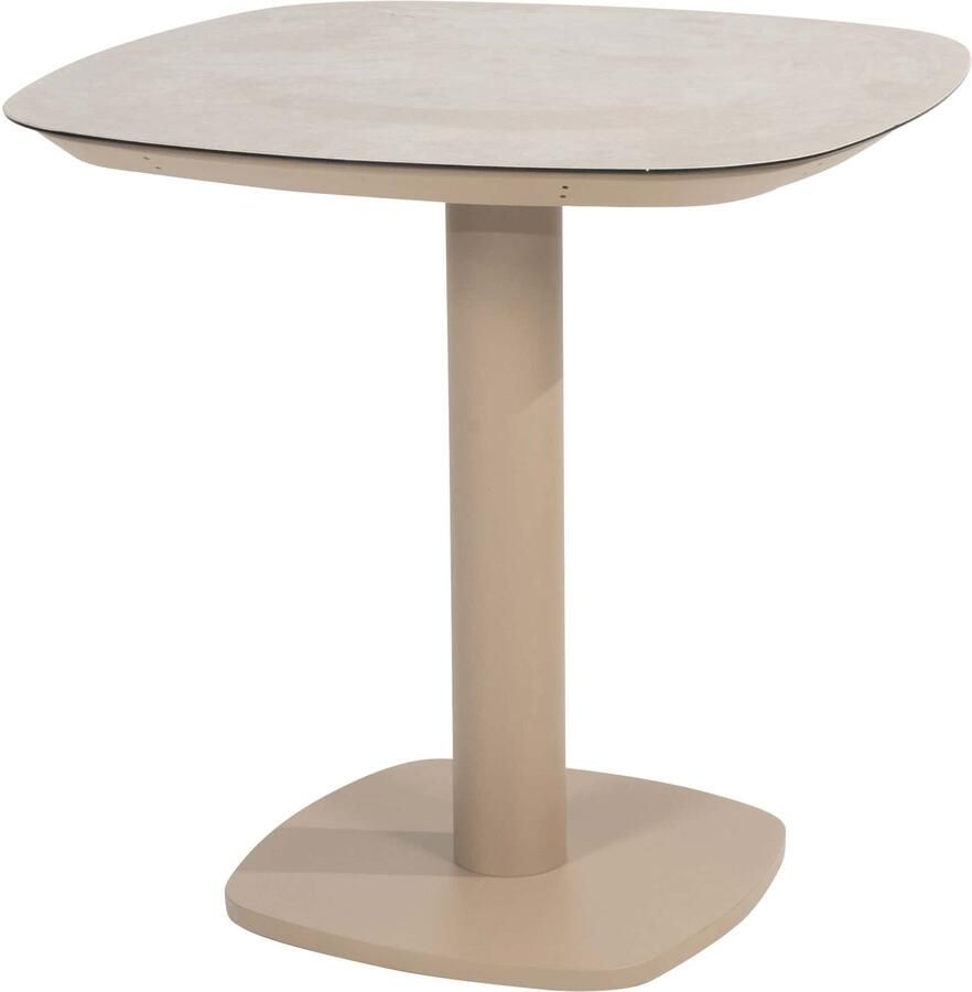 Taste by 4SO Manolo tuintafel 75 x 75 cm met keramiek blad latte