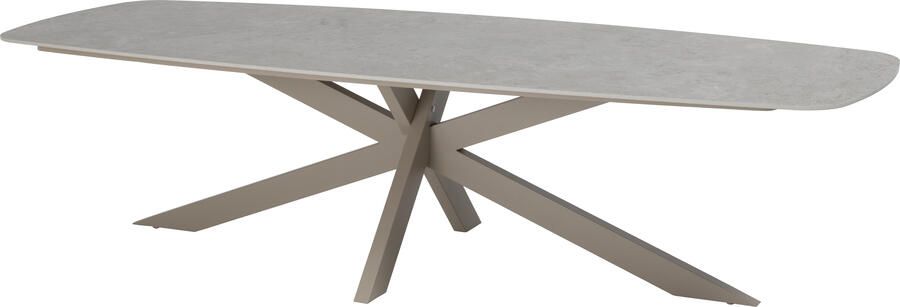 Taste by 4SO Prado deens ovaal tuintafel 300x110 latte
