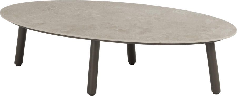 4 Seasons Outdoor Salute lounge tuintafel 120xH30 cm ceramic terre Taste 4SO