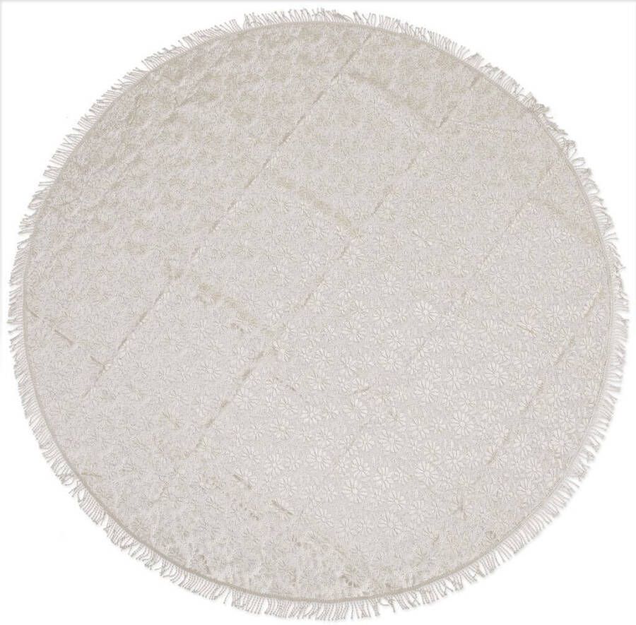 Unique Living Foam tafelkleed Unique Outdoor rond 160cm pebble