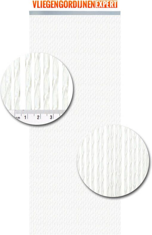 Vliegen gordijnen expert Vliegengordijnenexpert Bali Wit 100x240 vliegengordijn