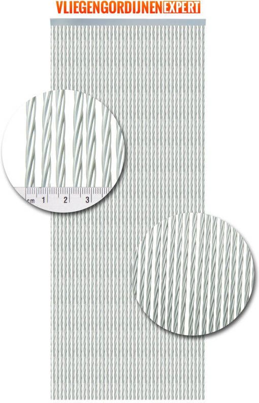 Vliegen gordijnen expert Vliegengordijnenexpert Napoli zilver 100x240 vliegengordijn