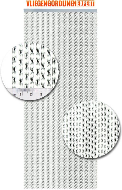 Vliegen gordijnen expert Vliegengordijnexpert Lucca zwart 100x240 vliegengordijn