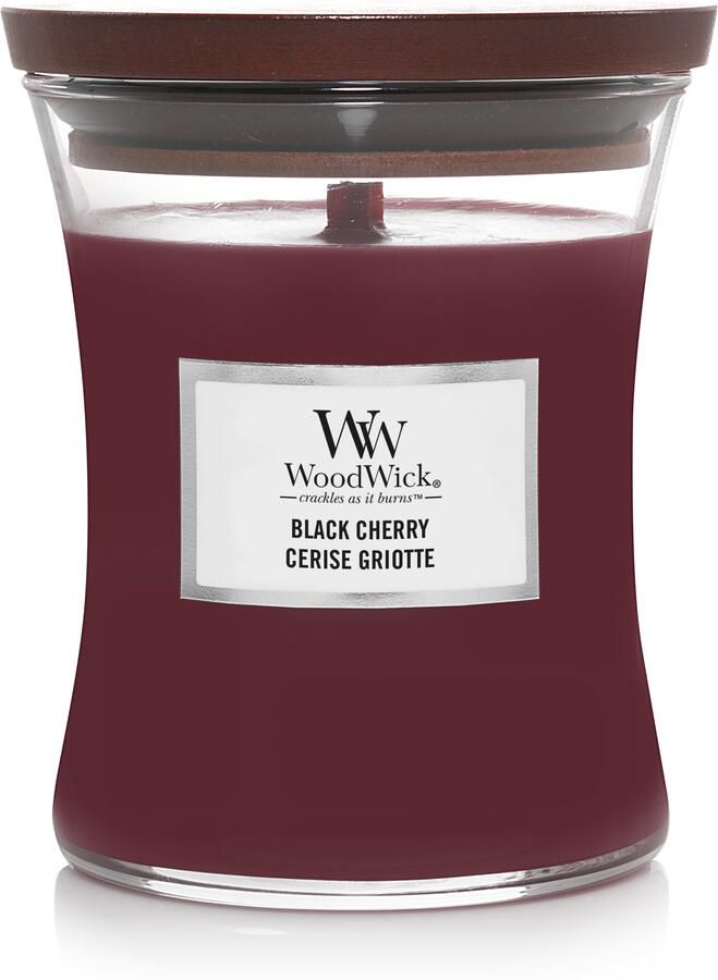 WoodWick black cherry medium candle