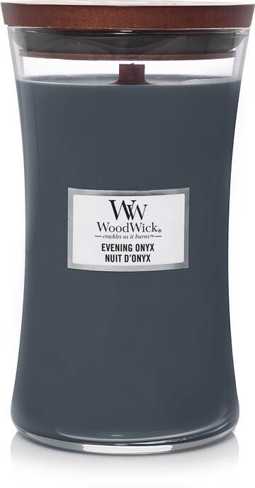 WoodWick evening onyx large candle