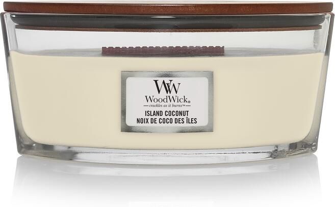 WoodWick Island coconut ellipse candle