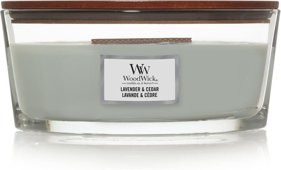 WoodWick Lavender & Cedar Ellipse Candle