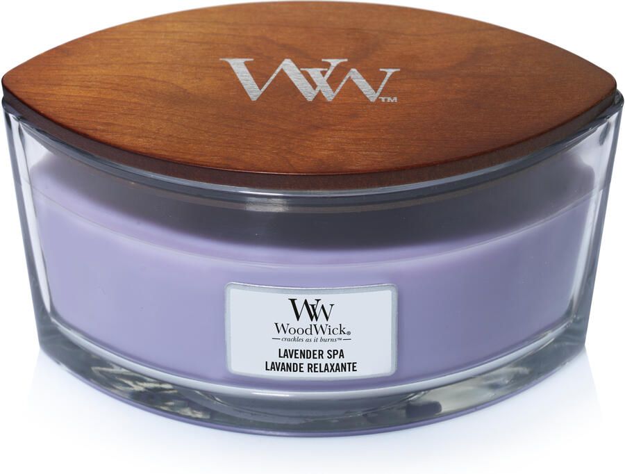 WoodWick lavender spa ellipse candle
