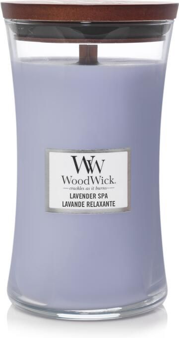 WoodWick lavender spa large candle