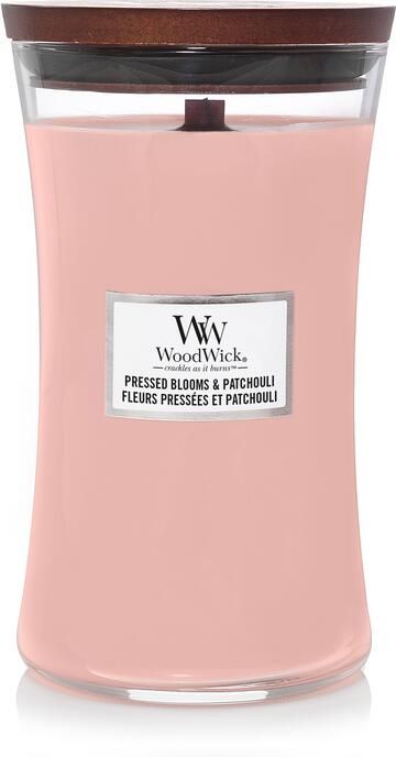 WoodWick pressed blooms & patchouli large candle