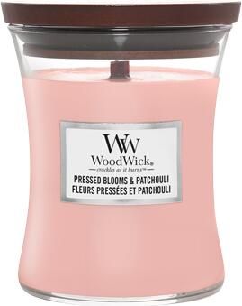 WoodWick pressed blooms & patchouli medium candle