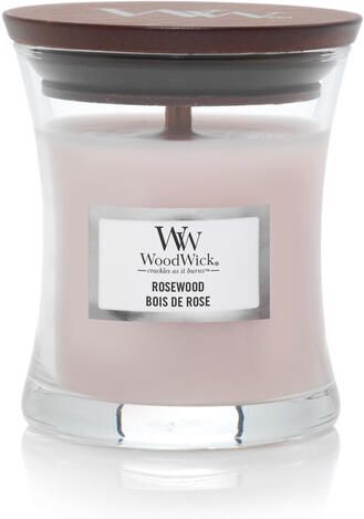 WoodWick rosewood mini candle
