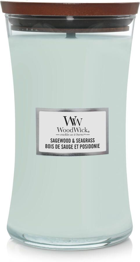 WoodWick sagewood & seagrass large candle - Foto 1