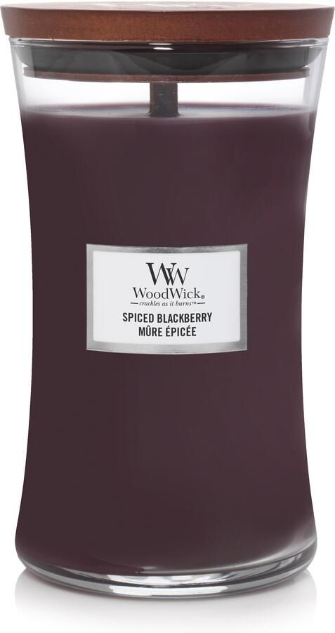 WoodWick spiced blackberry large candle