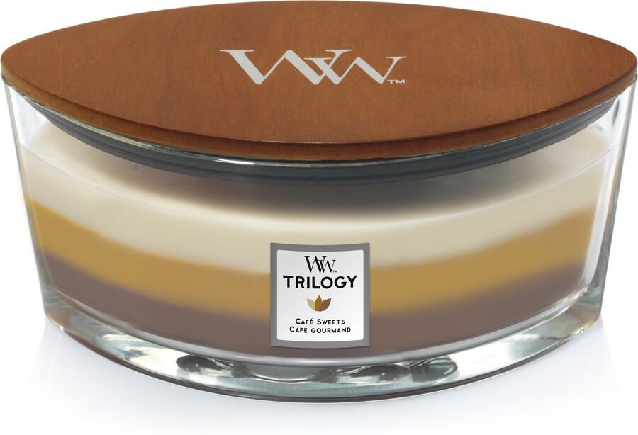 WoodWick trilogy cafsweets ellipse candle