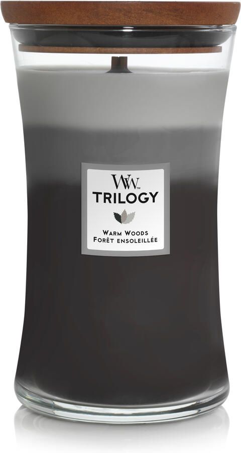 WoodWick Trilogy Warm Woods large candle