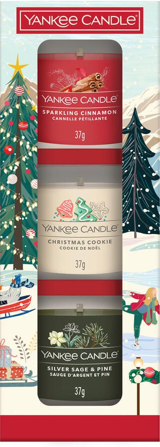 Yankee Candle apres ski collection 3 filled votive christmas classics set