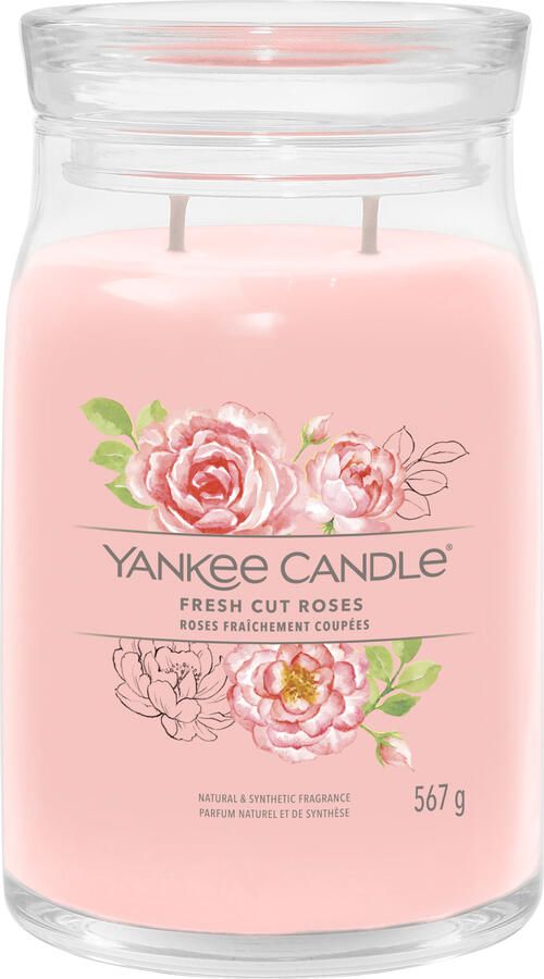 Yankee Candle fresh cut roses large jar