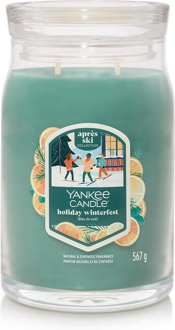 Yankee Candle Holiday winterfest signature large Jar