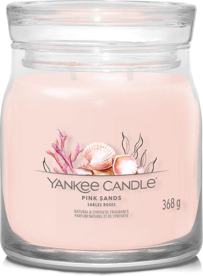 Yankee Candle Pink sands signature medium jar