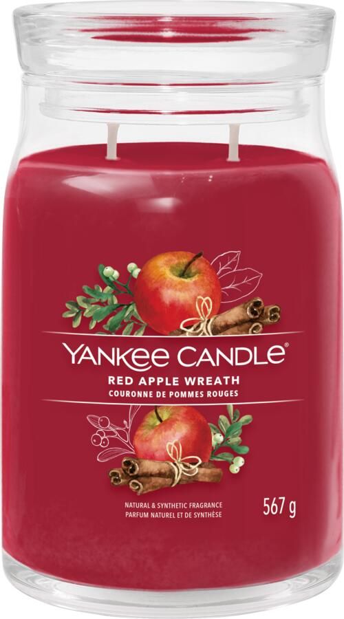 Yankee Candle red apple wreath signature large jar