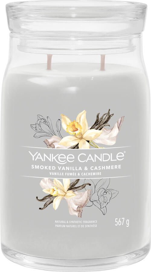 Yankee Candle Smoked vanilla & cashmere signature large jar