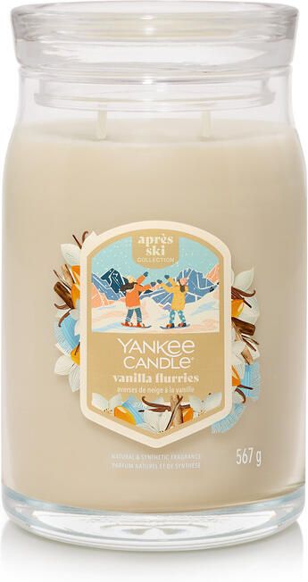 Yankee Candle Vanilla flurries signature large jar