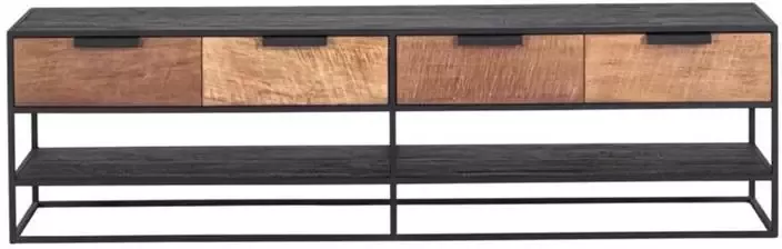 DTP Home TV wall element TV stand Cosmo 4 drawers 50x180x40 cm recycled teakwood
