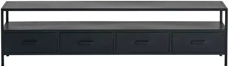 24Designs Dusk TV-meubel B175 X D40 X H45 Metaal Zwart