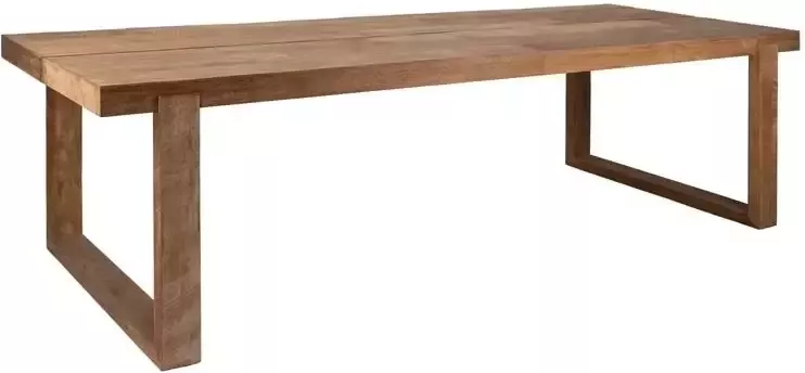 DTP Home Dining table Icon rectangular 78x250x100 cm 8 cm top with split recycled teakwood - Foto 2