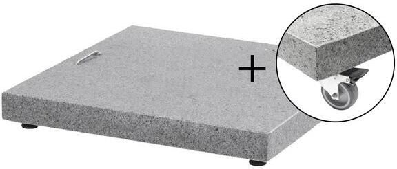 4 Seasons Outdoor 4-Seasons Siesta parasolvoet 125kg. + wielenset