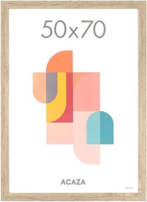 ACAZA Fotokader Fotolijst 50x70 cm MDF hout Lichte Eik