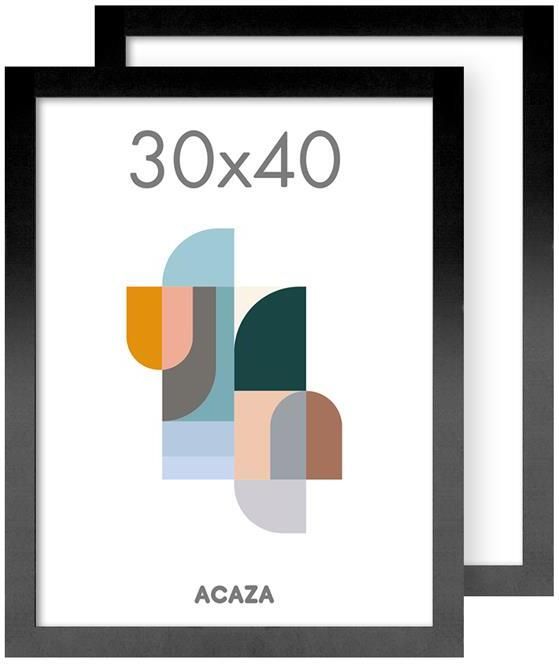 ACAZA Fotokader Zwart 2 st.