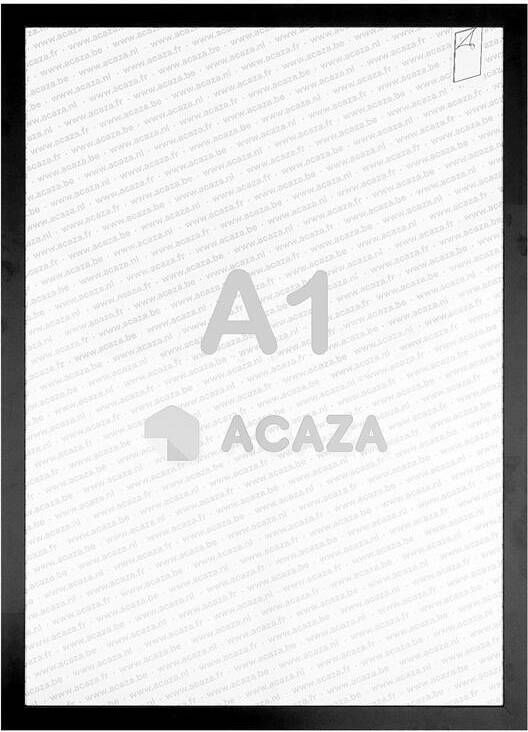 ACAZA Fotokader A1 59 4 x 84 cm Foto Kader in MDF Hout Zwart