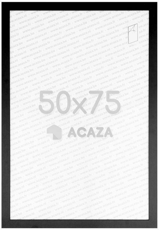 ACAZA Fotokader 50x75cm Foto Lijst in MDF Hout Zwart
