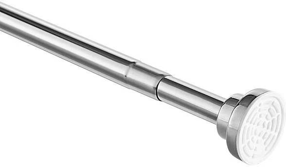 ACAZA Gordijnroede Zilvergrijs