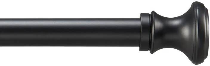 ACAZA Gordijnroede Zwart