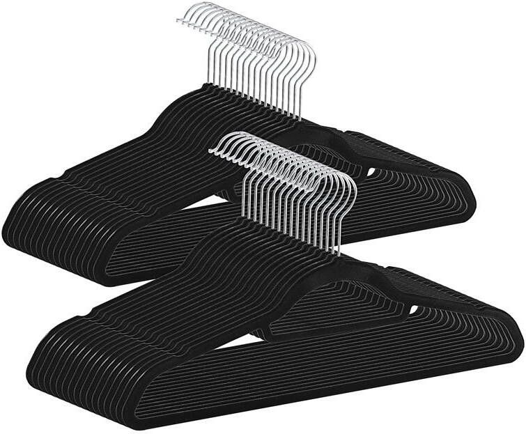 ACAZA Kledinghanger Zwart 50 st.