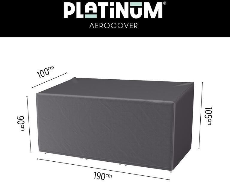 AeroCover Platinum loungestoelen + hocker beschermhoes