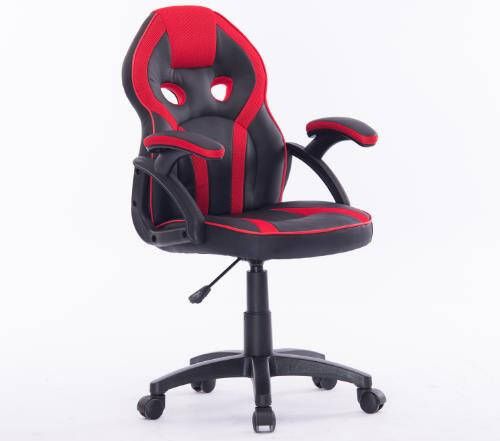 A.L. Kids Kinderbureaustoel Kidz rood zwart - Foto 3