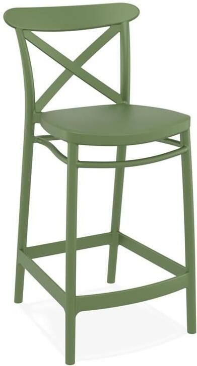 Alterego BERLIOZ Middelhoge snackkruk Groen